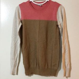 Color block sweater